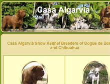 Tablet Screenshot of casaalgarviadog.com